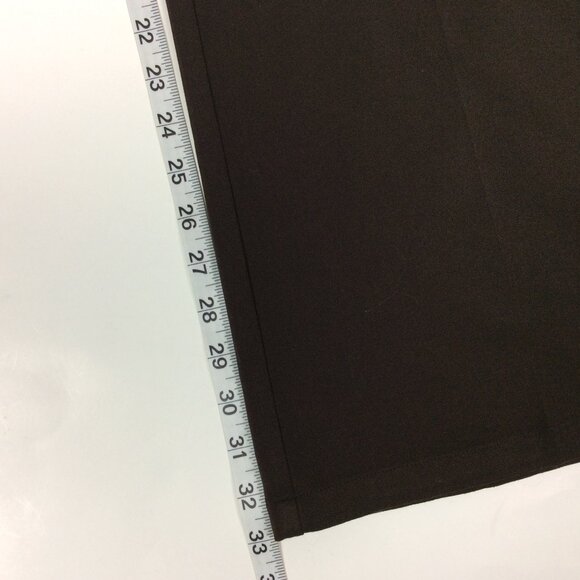 BCBG MaxAzria High Rise Trouser Pants Stretch Career Academia Brown 12 - Picture 6 of 6